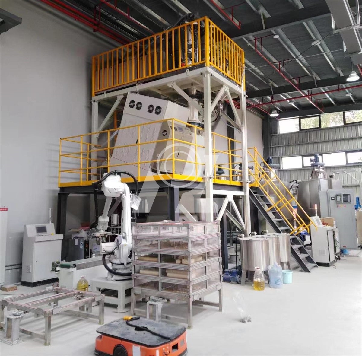 自動(dòng)混料，捏合